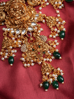 Divya Shreehaar – Temple Necklace Combo Set