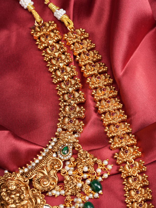 Divya Shreehaar – Temple Necklace Combo Set