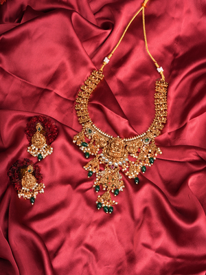 Divya Shreehaar – Temple Necklace Combo Set