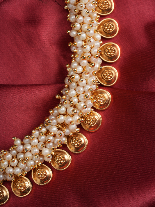 Ratnamanjari – Pearl Beads Temple Necklace