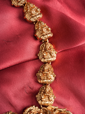 Mangala Lakshmi Haar – Temple Necklace Set