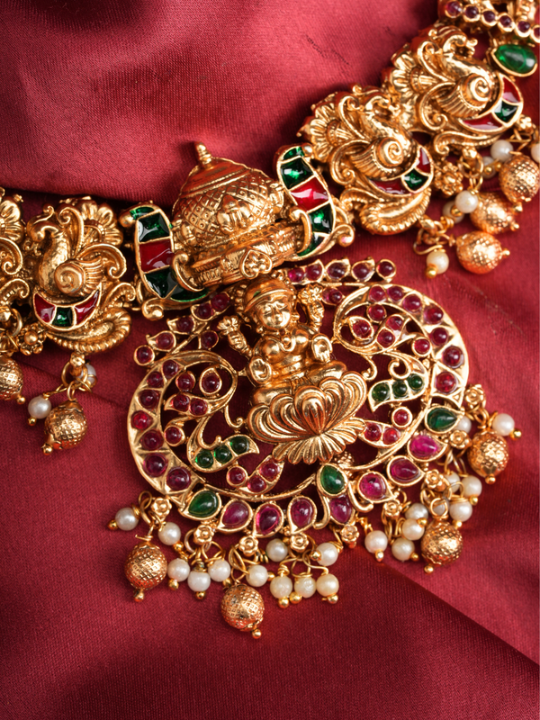 Divyashree Lakshmi Set – Temple Necklace Set