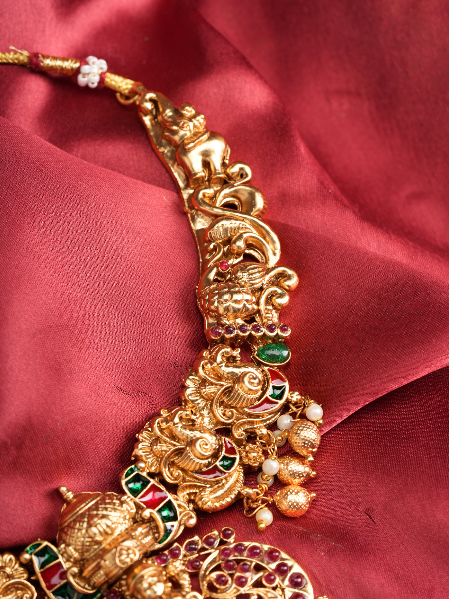 Divyashree Lakshmi Set – Temple Necklace Set