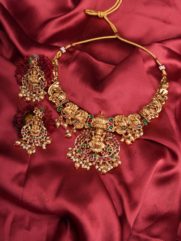 Divyashree Lakshmi Set – Temple Necklace Set