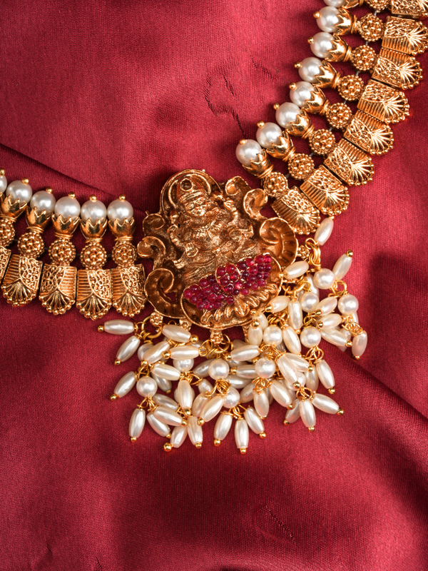 Shreenidhi Haar – Temple Necklace Set