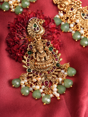 Mayurashree Haar – Temple Necklace Set