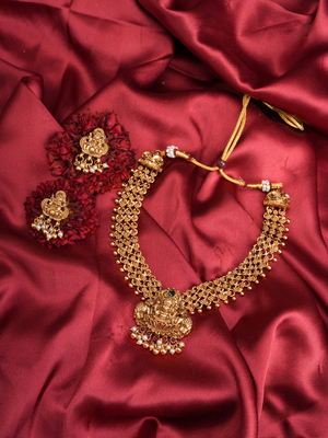 Vaidika Kanaka Alankara – Temple Necklace Set