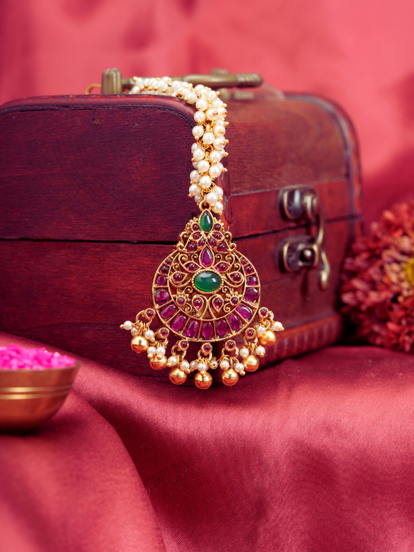 Rajlakshmi Tilakam – Reversible Temple Maang Tikka