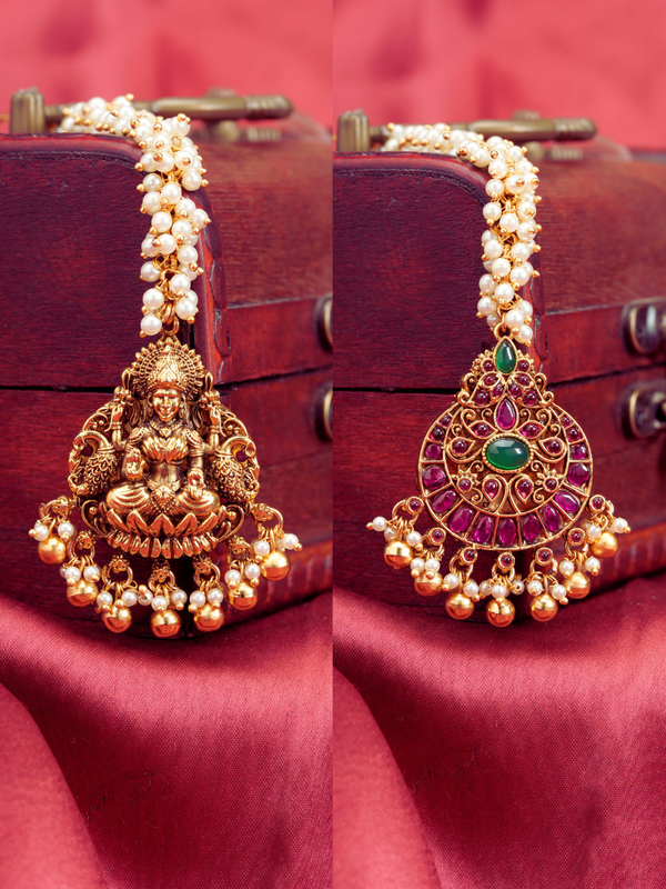 Rajlakshmi Tilakam – Reversible Temple Maang Tikka