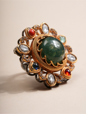 Navratna Majesty – Statement Ring