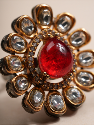Ruby Radiance – Statement Ring