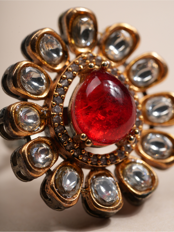 Ruby Radiance – Statement Ring