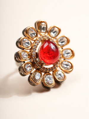 Ruby Radiance – Statement Ring