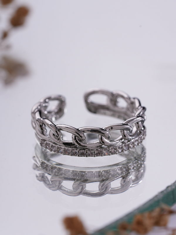 Silver Savage – Anti Tarnish Adjustable Ring