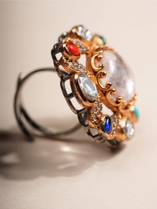 Cosmic Navratna – Statement Ring