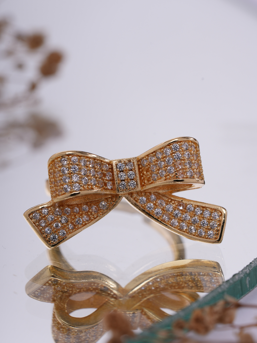 Twinkle Bow – Anti Tarnish Ring