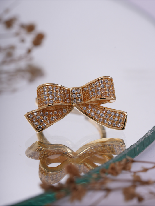 Twinkle Bow – Anti Tarnish Ring
