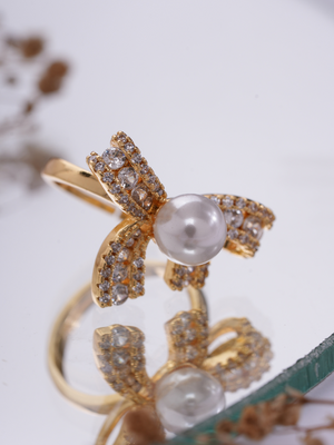 Pearl Poise – Anti Tarnish Ring