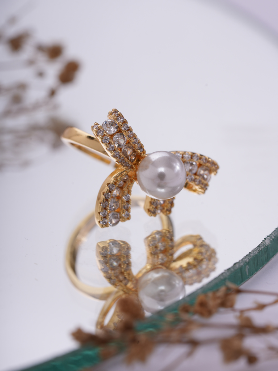 Pearl Poise – Anti Tarnish Ring