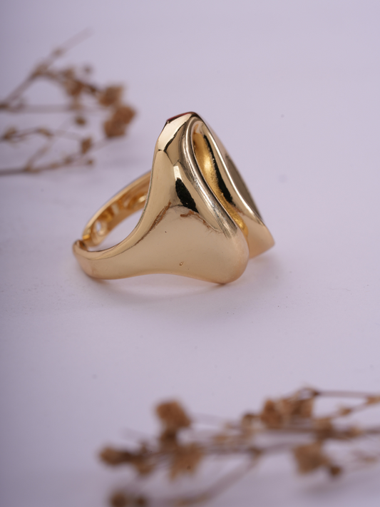 Molten Muse – Anti Tarnish Adjustable Ring