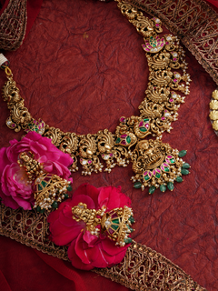 Padma Mohini – Jadau Temple Necklace Set