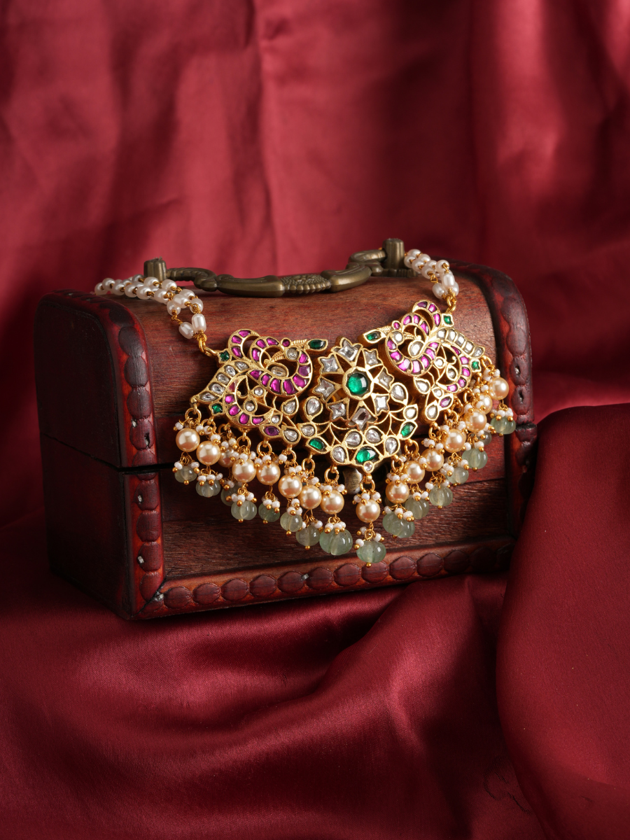 Mandara Ratna – Jadau Temple Choker