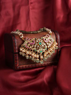 Mandara Ratna – Jadau Temple Choker