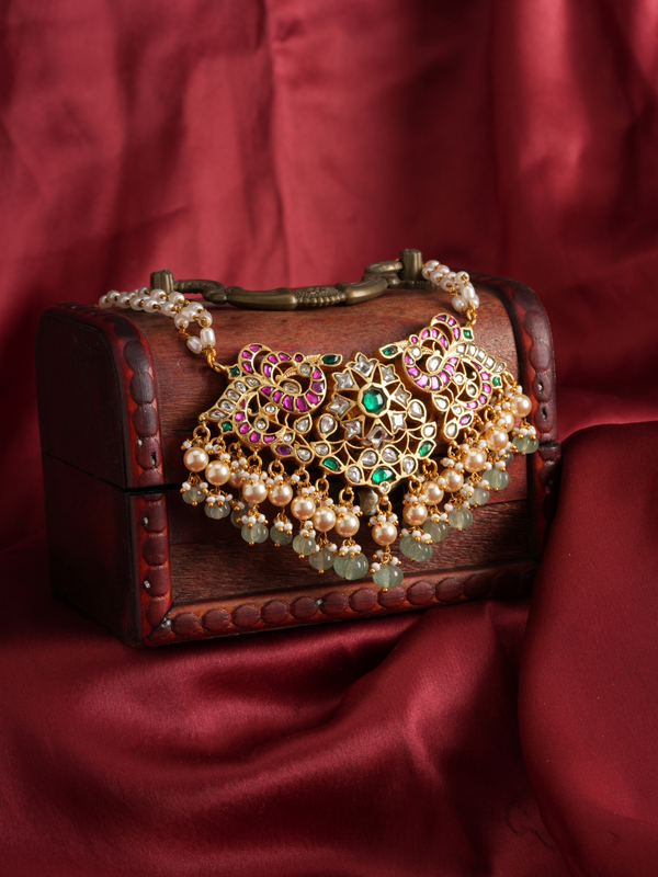 Mandara Ratna – Jadau Temple Choker