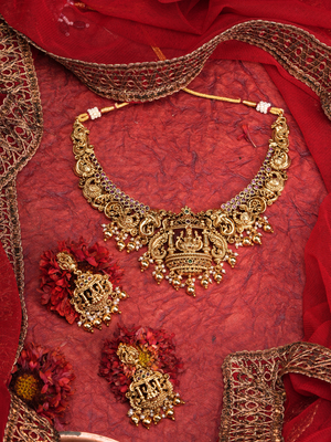 Suvarna Mohini Haar - Temple Set