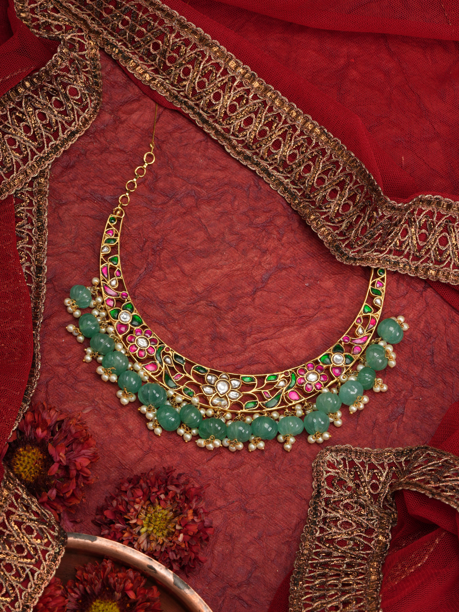 Vintage Rajputana Jadau Necklace