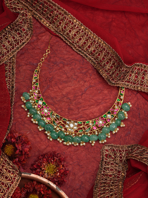 Vintage Rajputana Jadau Necklace