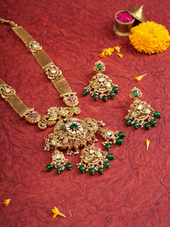 Divya Haar – Jadau Temple Necklace
