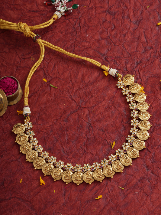 Suvarna Vaibhav – Temple Necklace Set
