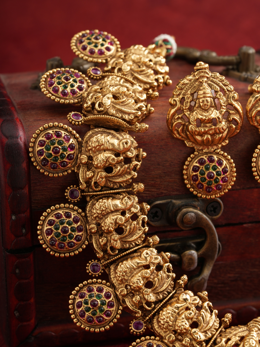 Nritya Lakshmi – Temple Necklace Set