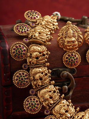 Nritya Lakshmi – Temple Necklace Set