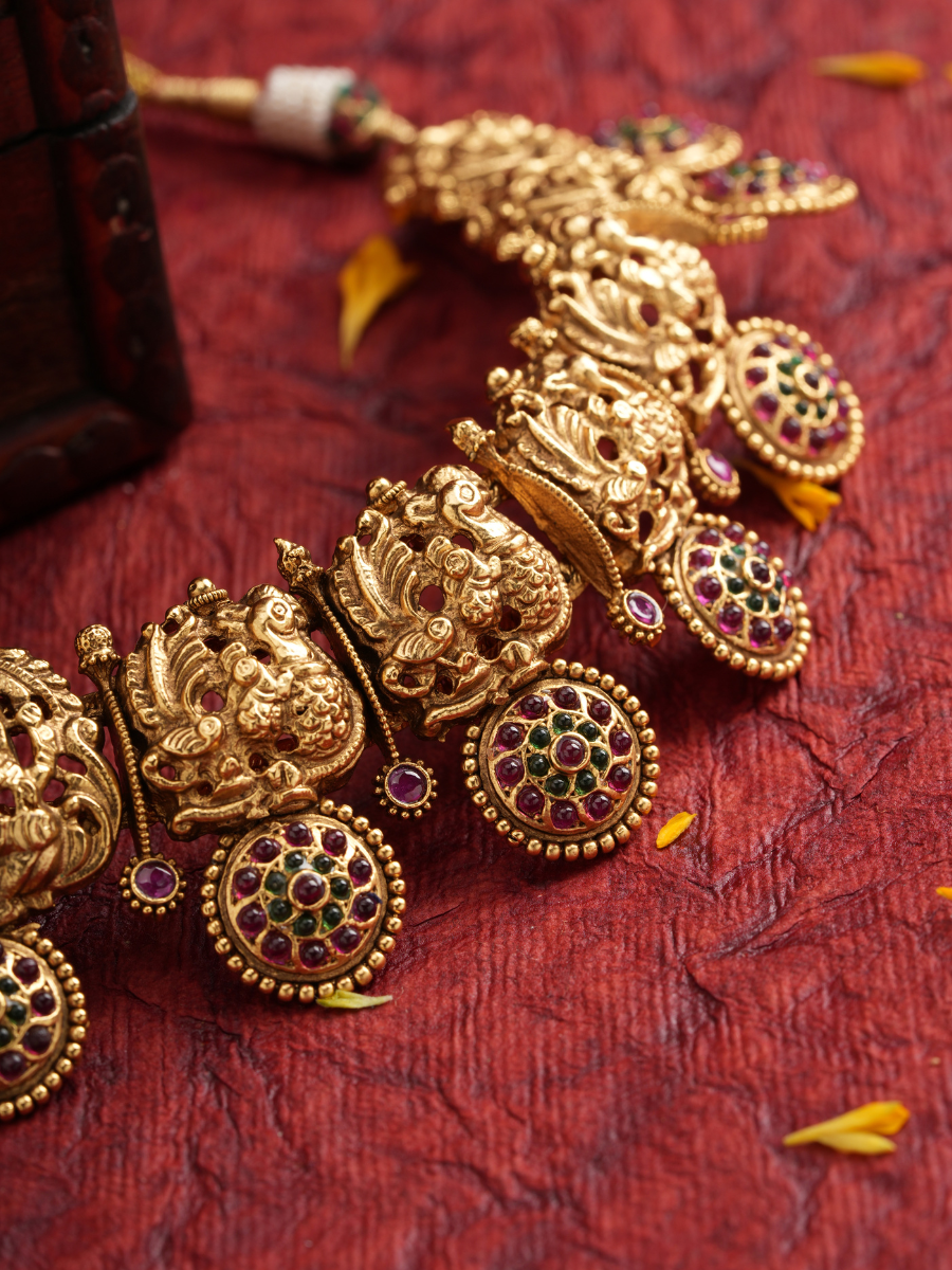 Nritya Lakshmi – Temple Necklace Set