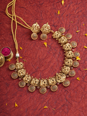 Nritya Lakshmi – Temple Necklace Set