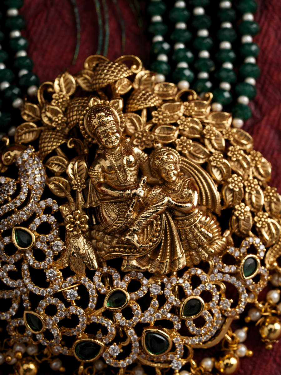 Madhura Raaga – Temple Long Necklace Set