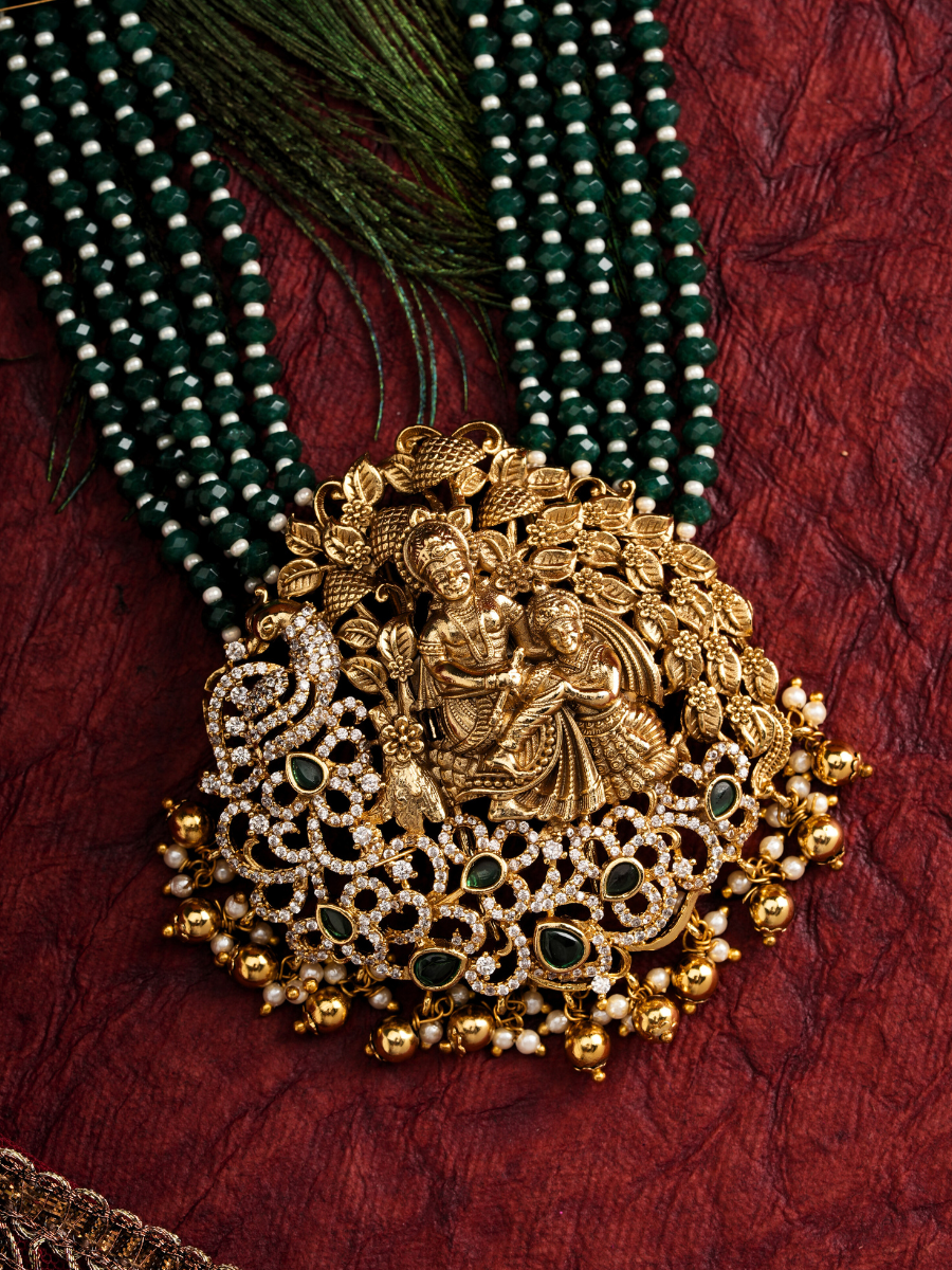 Madhura Raaga – Temple Long Necklace Set