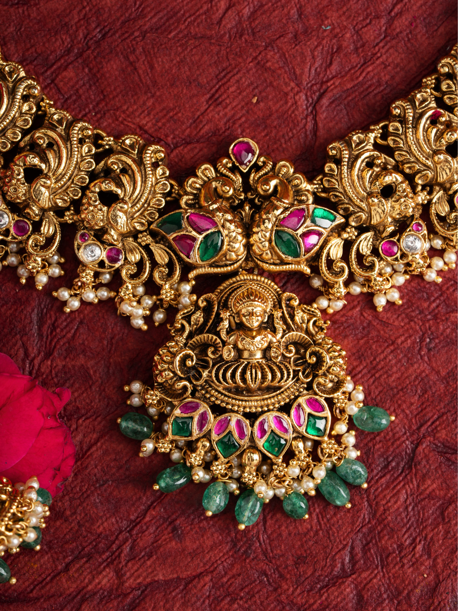 Padma Mohini – Temple Necklace Set