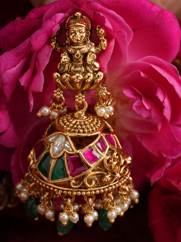 Veda Roopa – Jadau Temple Haram Set