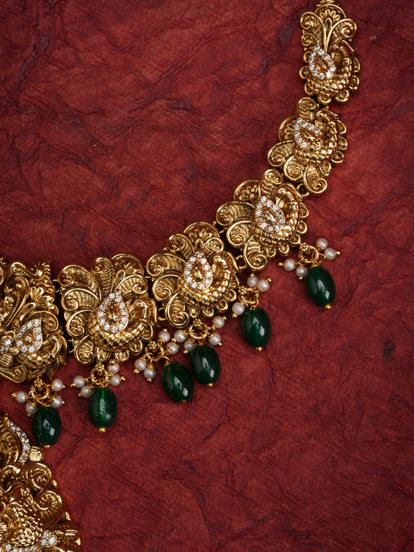 Kanakavalli Alankara - Emerald Danglers
