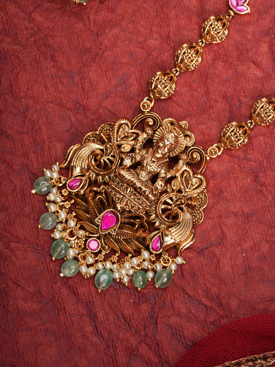 Ranjani Vilas Haar – Temple Necklace Set