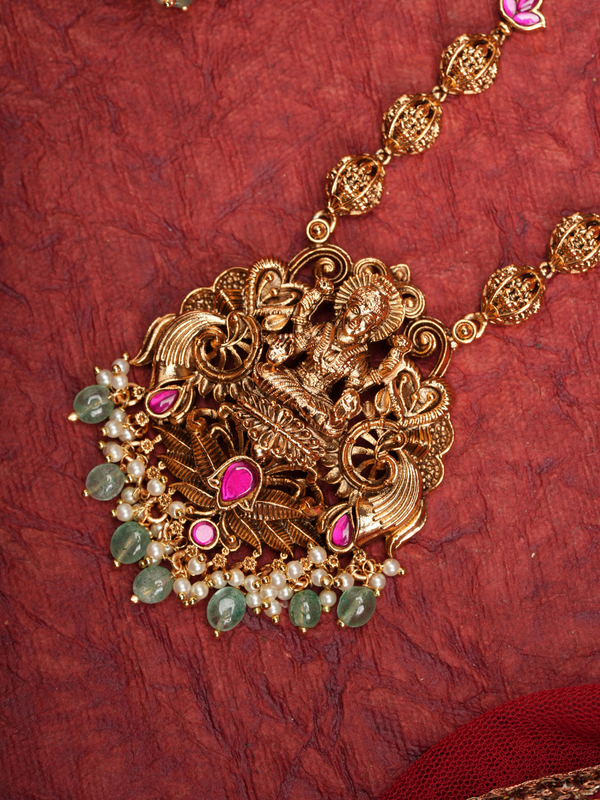 Ranjani Vilas Haar – Temple Necklace Set