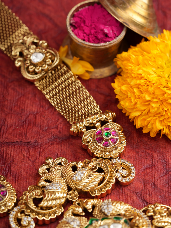 Divya Haar – Jadau Temple Necklace