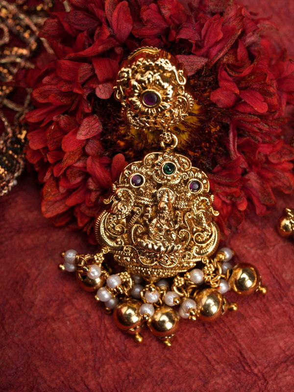 Shrivibhūṣaṇam – Temple Necklace Set
