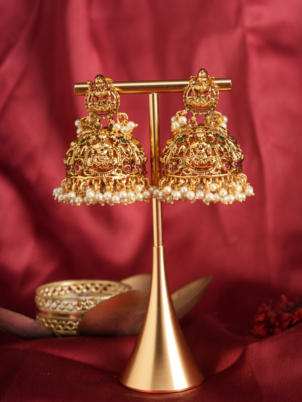 Vaibhavi Viraasat  – Temple Jhumka Earrings