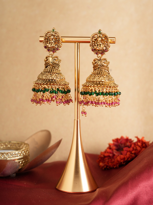 RatnaRaga – Temple Jhumka Earrings