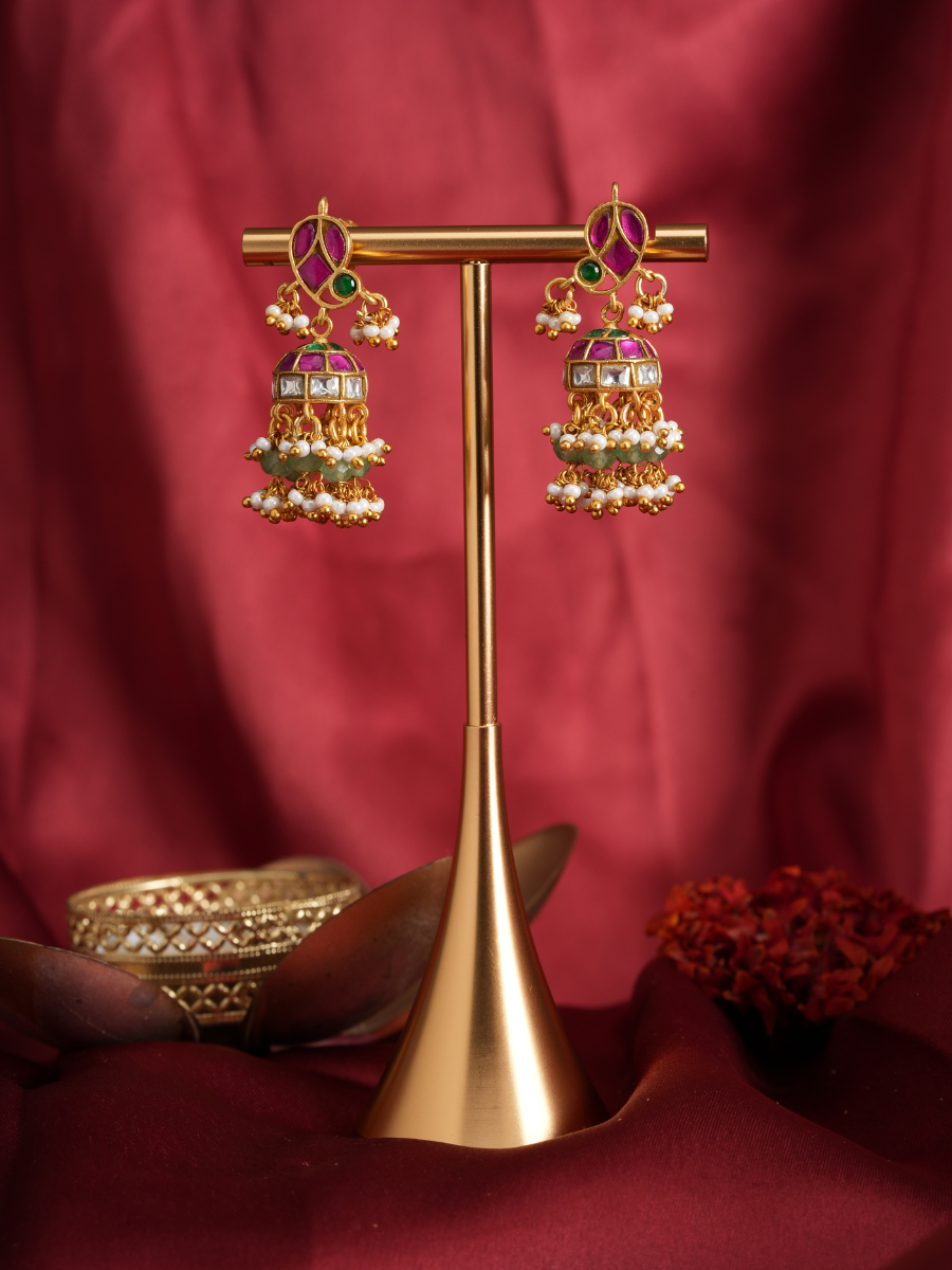 Shringarika – Jadau Temple Jhumka