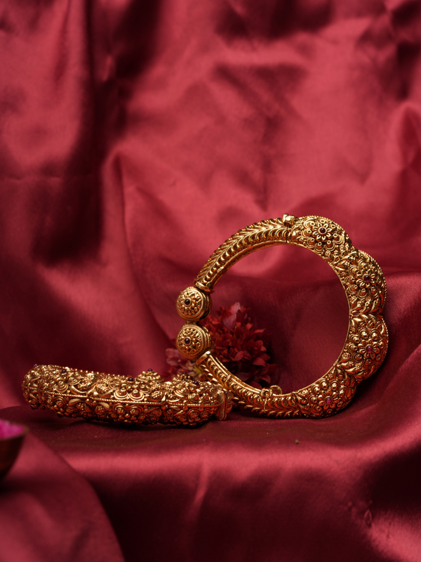 Padmakriti Openable Kadas – Temple Heritage Bangles